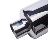 SILENCIEUX SPORT UNIVERSEL POUR VOITURE 61mm 2,5 pouces ECHAPPEMENT INOX