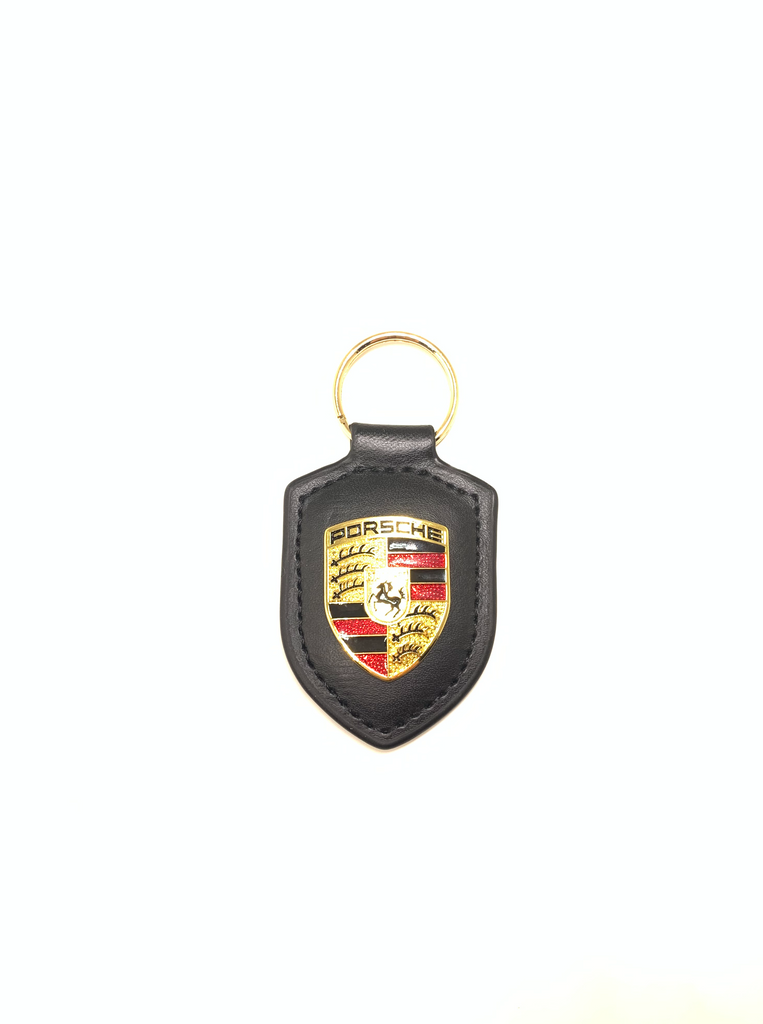 Porte clé Porsche cuir automobile - Équipement auto
